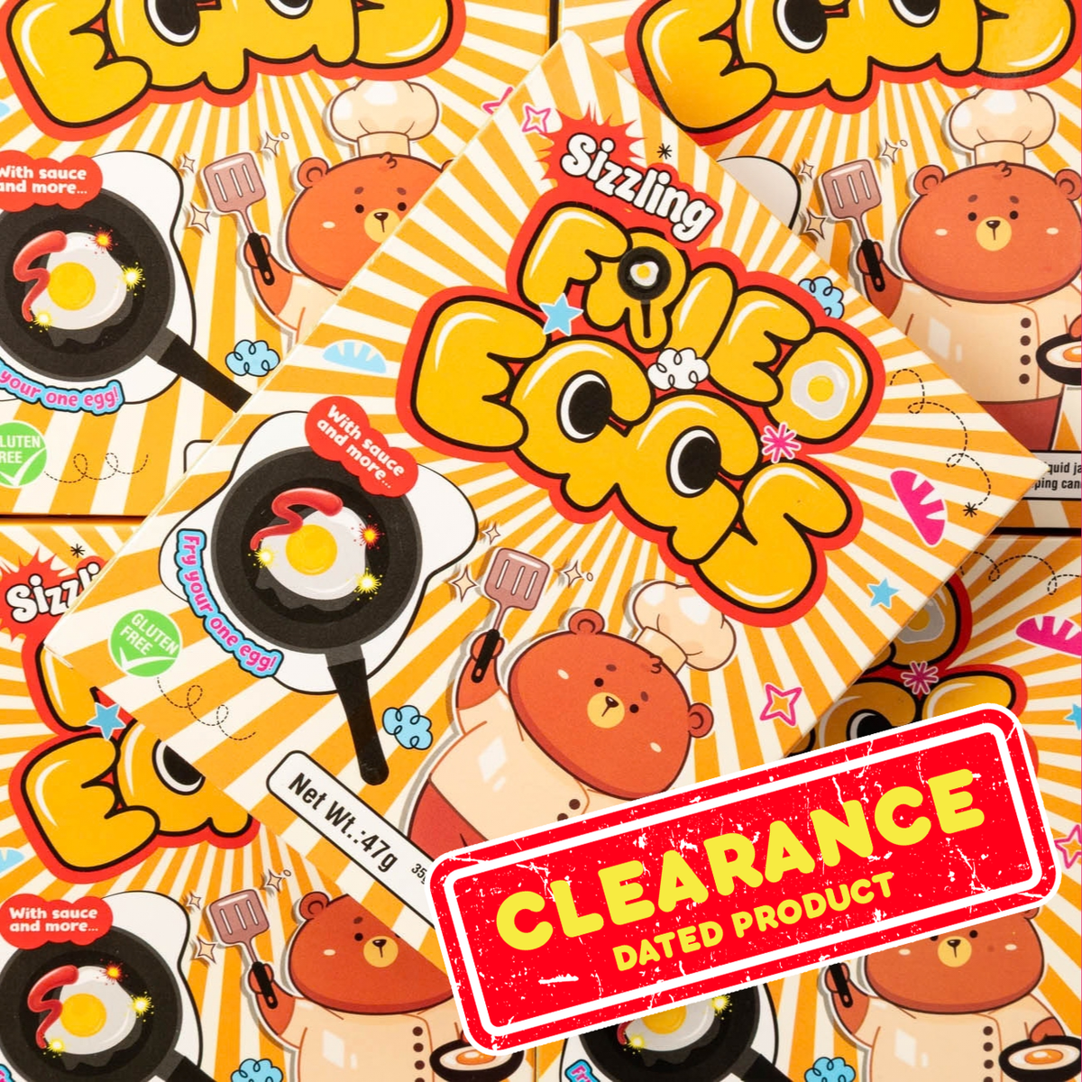 Dated - Sizzling Fried Eggs 47g