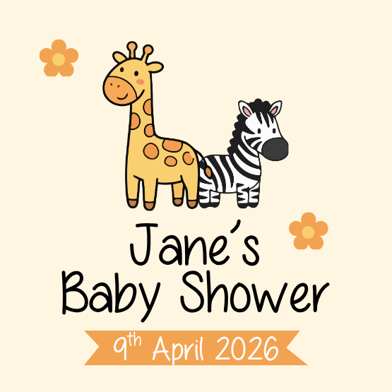 Baby Shower (Personalised Lolly Bags)