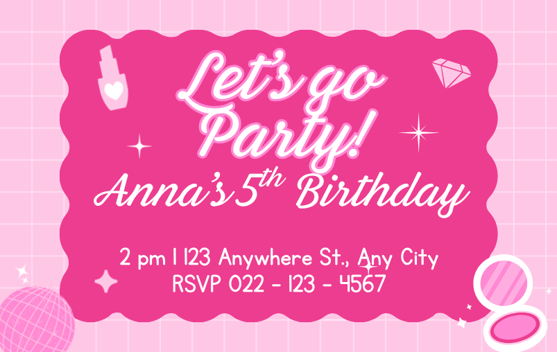 Kids Party (Personalised Lolly Bags)