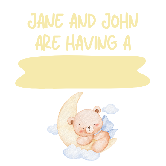 Baby Shower (Personalised Lolly Bags)