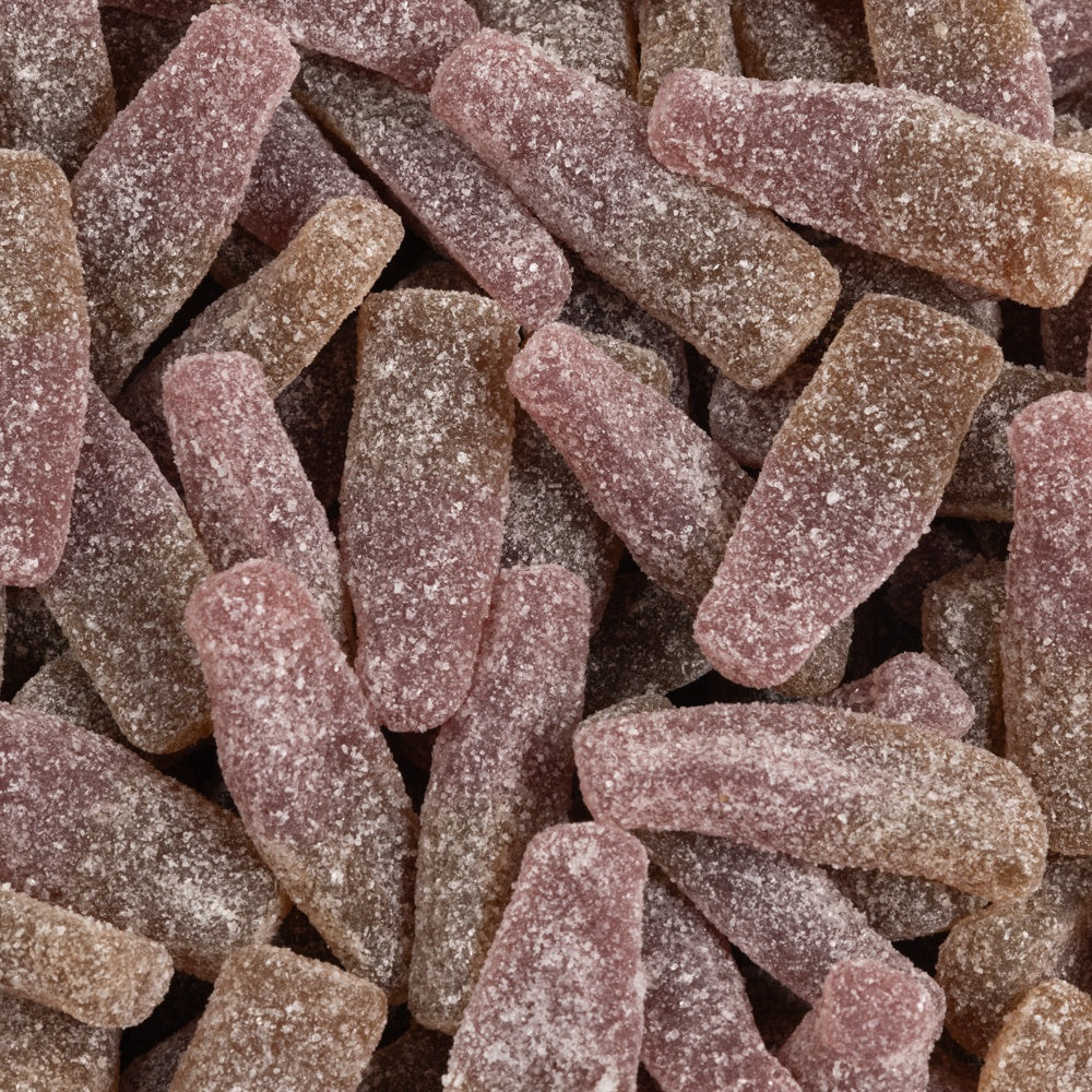 Sour Grape Cola Bottles, LollyShop, Cola Bottles, Grape, Gummies