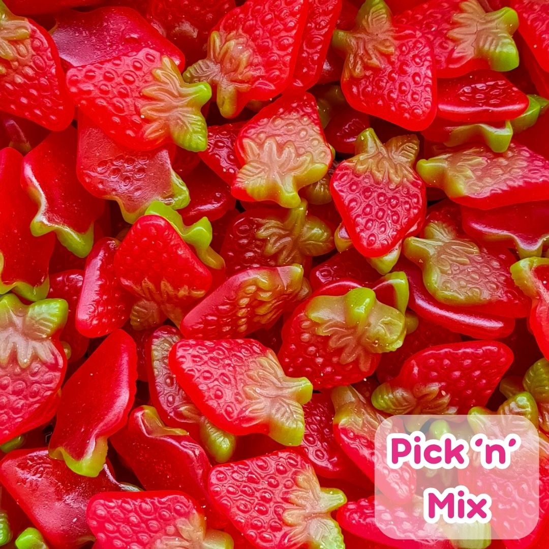 Sour Strawberries 100g (Pick 'n' Mix)