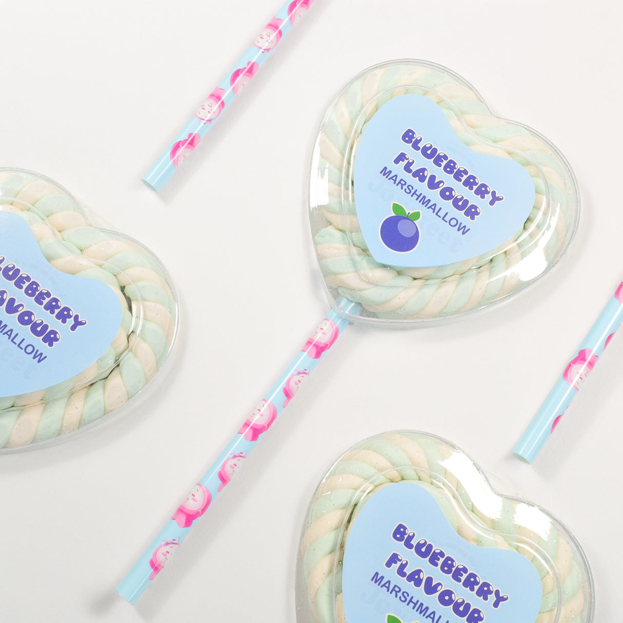 Marshmallow Lollipop Heart