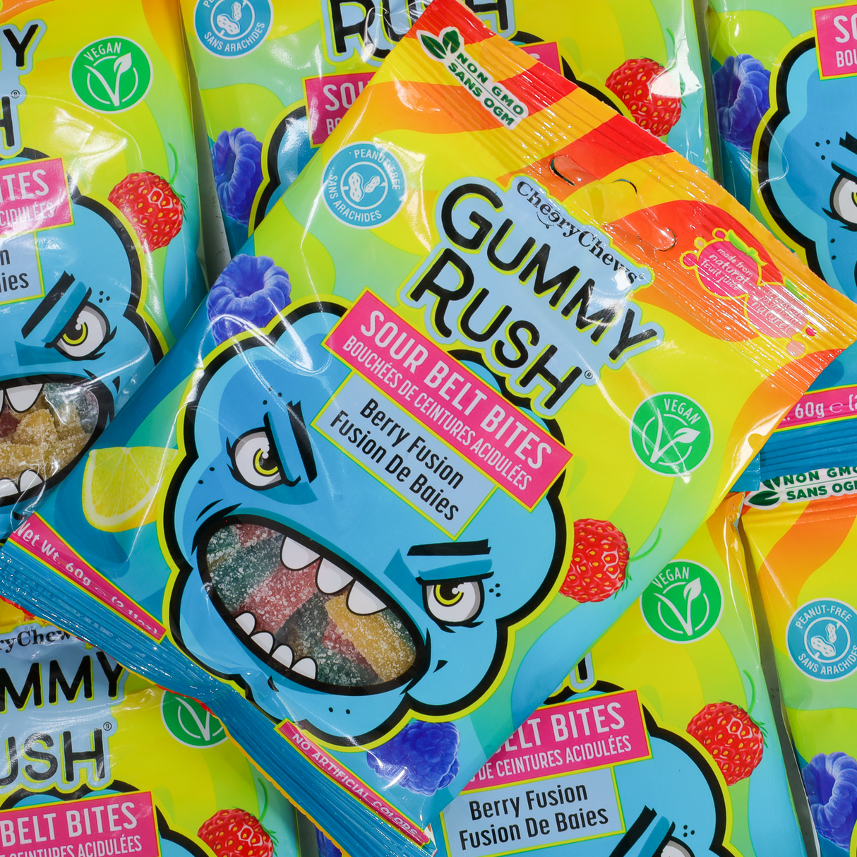 Gummy Rush Sour Belt Bites