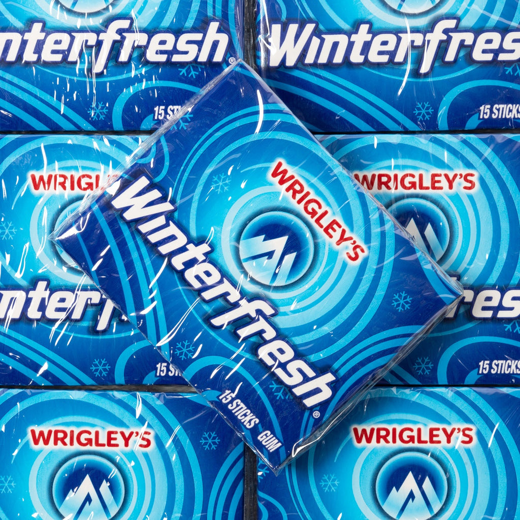 wrigleys, winter, fresh, chewing, gum, mint