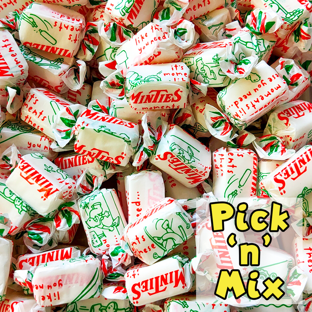 minties, pascall lollies, wrapped lollies, pick n mix