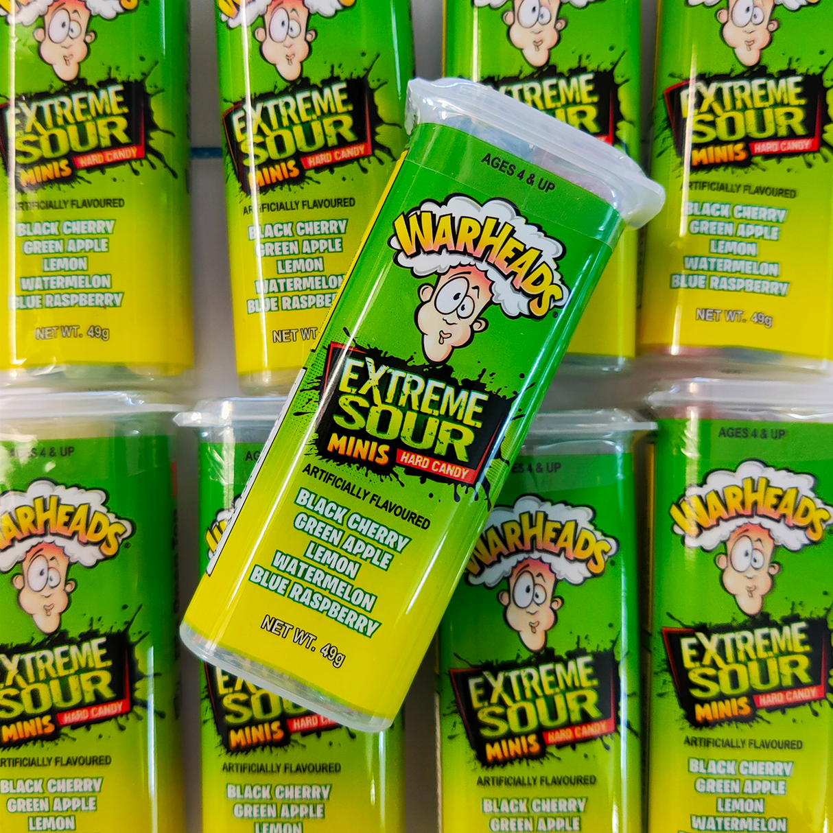 Warheads Extreme Sour Hard Candy Mini 49g