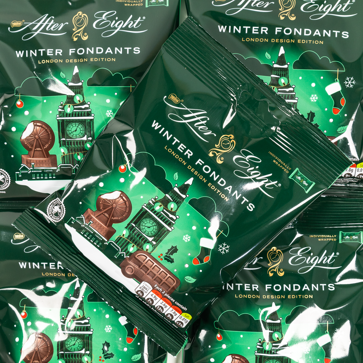 after eight, chocolate, winter, fondant, london, limited edition, lollyshop, christmas