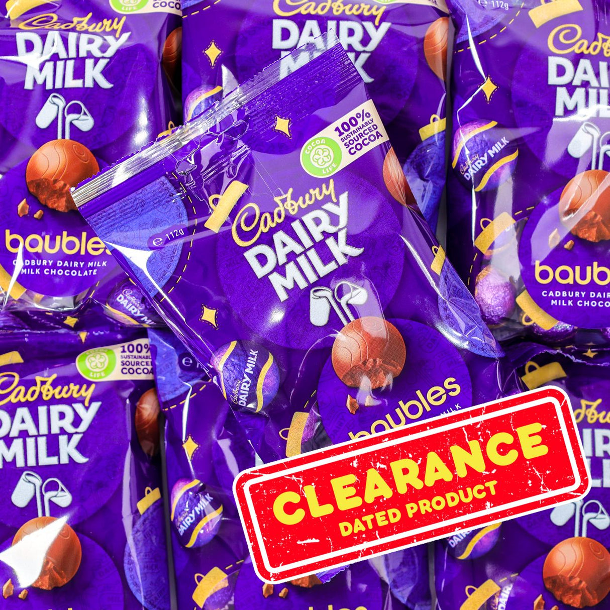 Dated - Cadbury Baubles Bag 112g