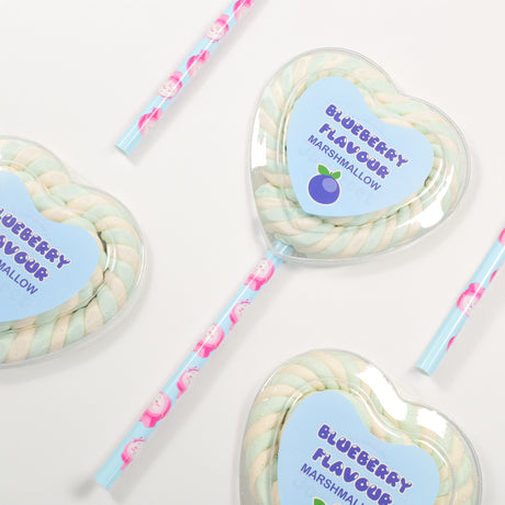 Marshmallow Lollipop Heart