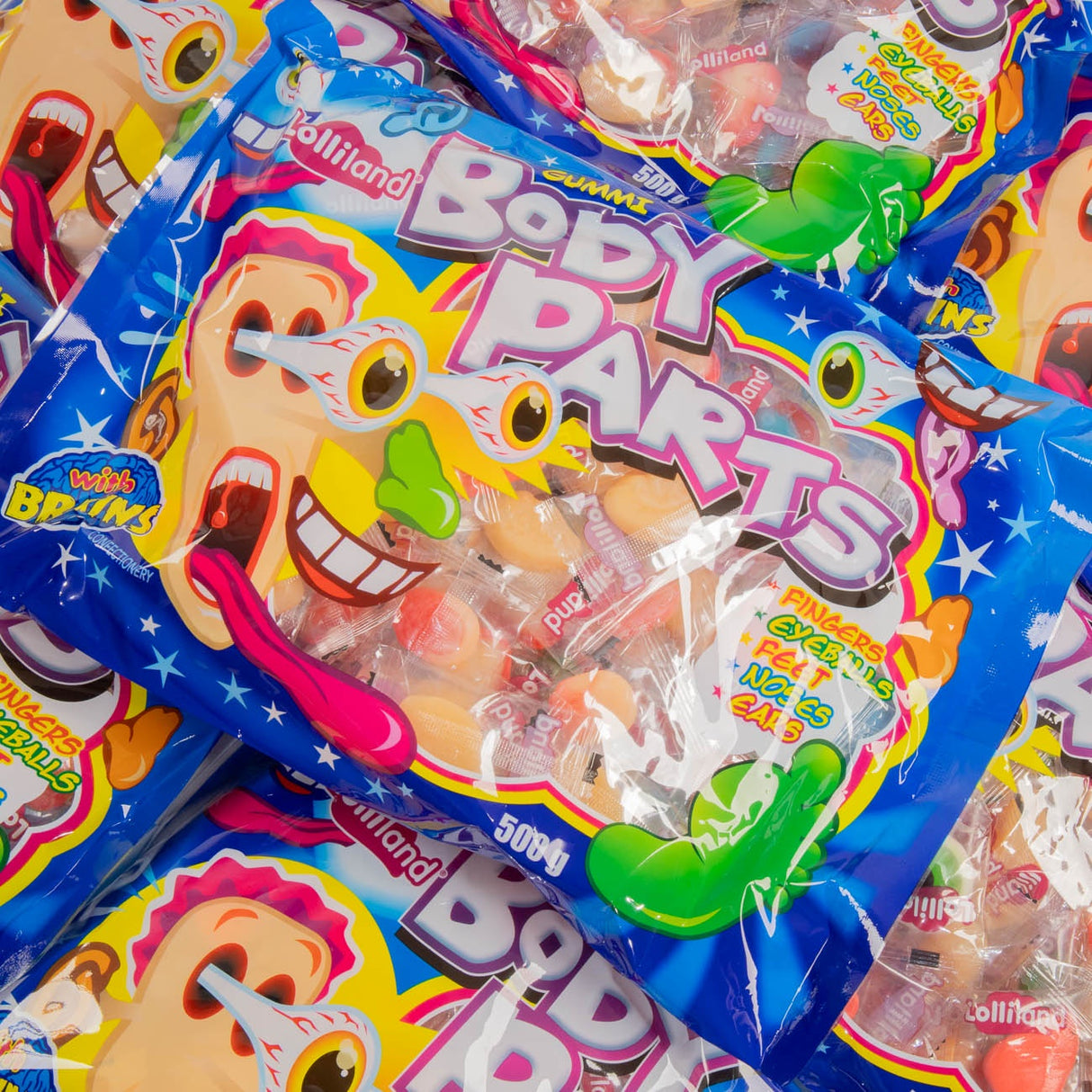 Gummi Body Parts 500g