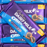 cadbury, chocolate, oreo, dairy, milk, sandwich