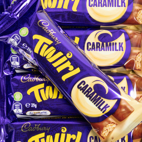 cadbury, chocolate, caramilk, twirl