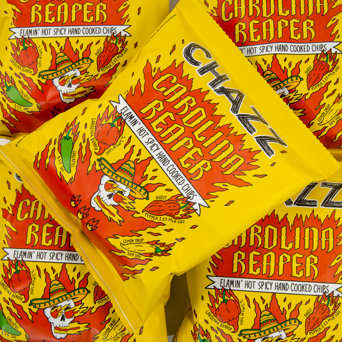 Chazz Carolina Reaper Chips 50g