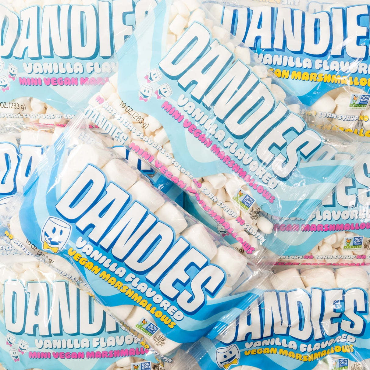 dandies, vanilla, vegan, mini, marshmallow, plant based, gluten-free, lollyshop, nz