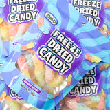 freeze dried, candy, gummy, worms