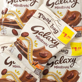 galaxy, minstrels, chocolate