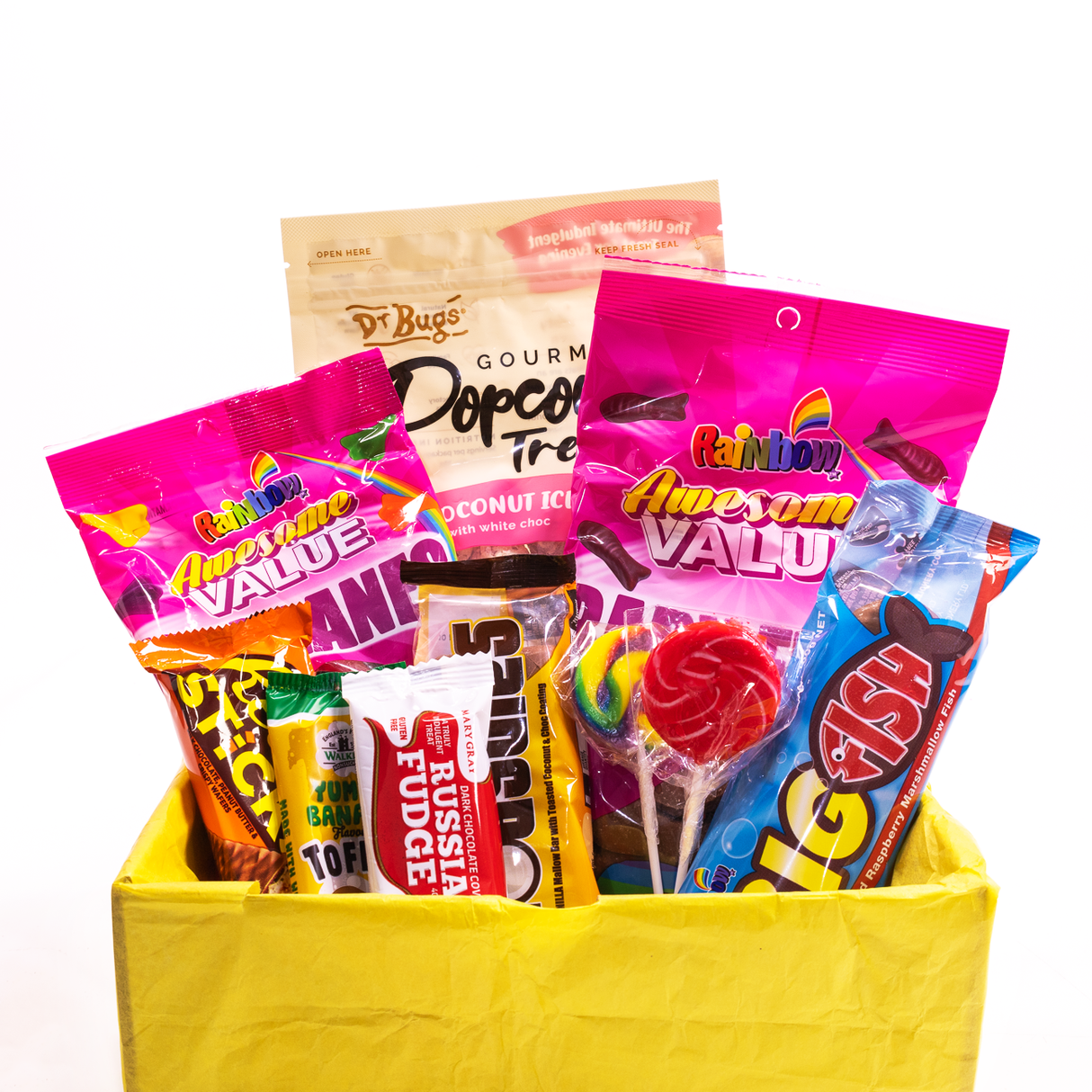 gluten free, gift. box, lollyshop