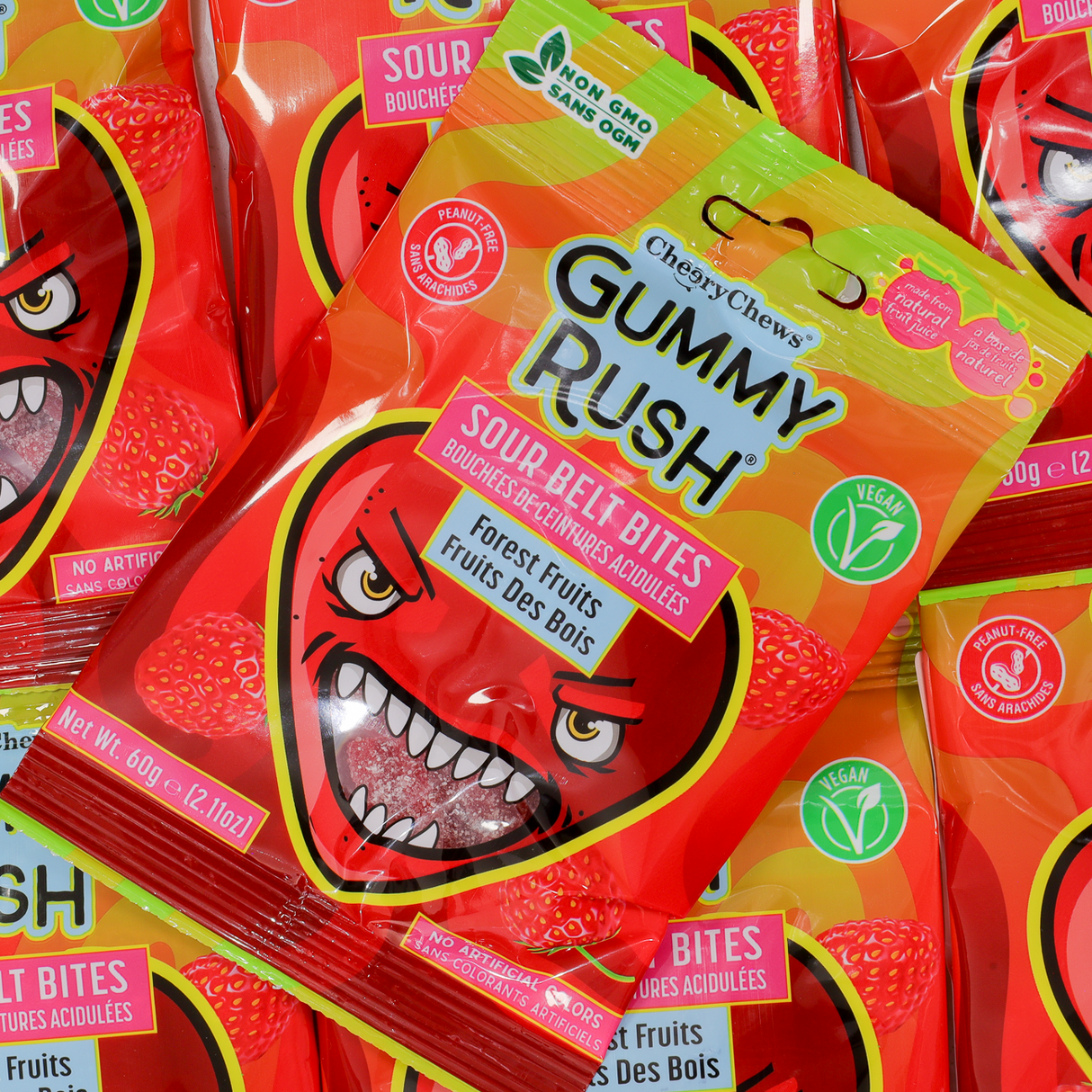 Gummy Rush Sour Belt Bites