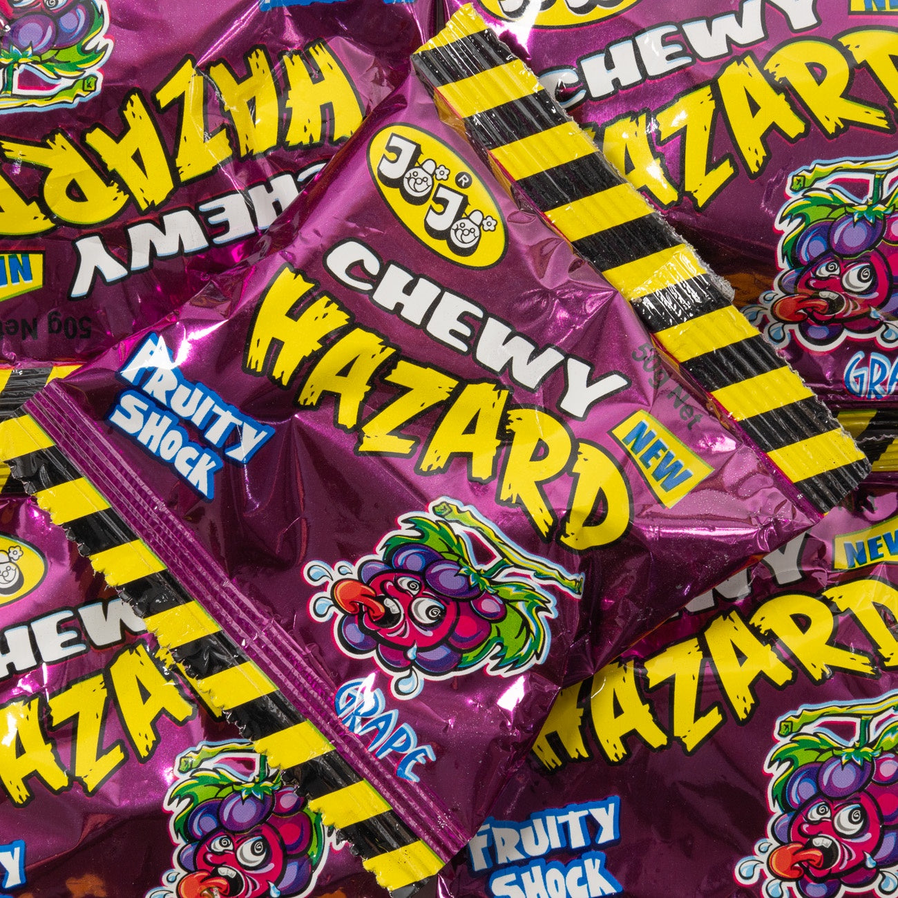 Chewy Hazard Fruity Shock 50g | LollyShop | NZ – LollyShop NZ