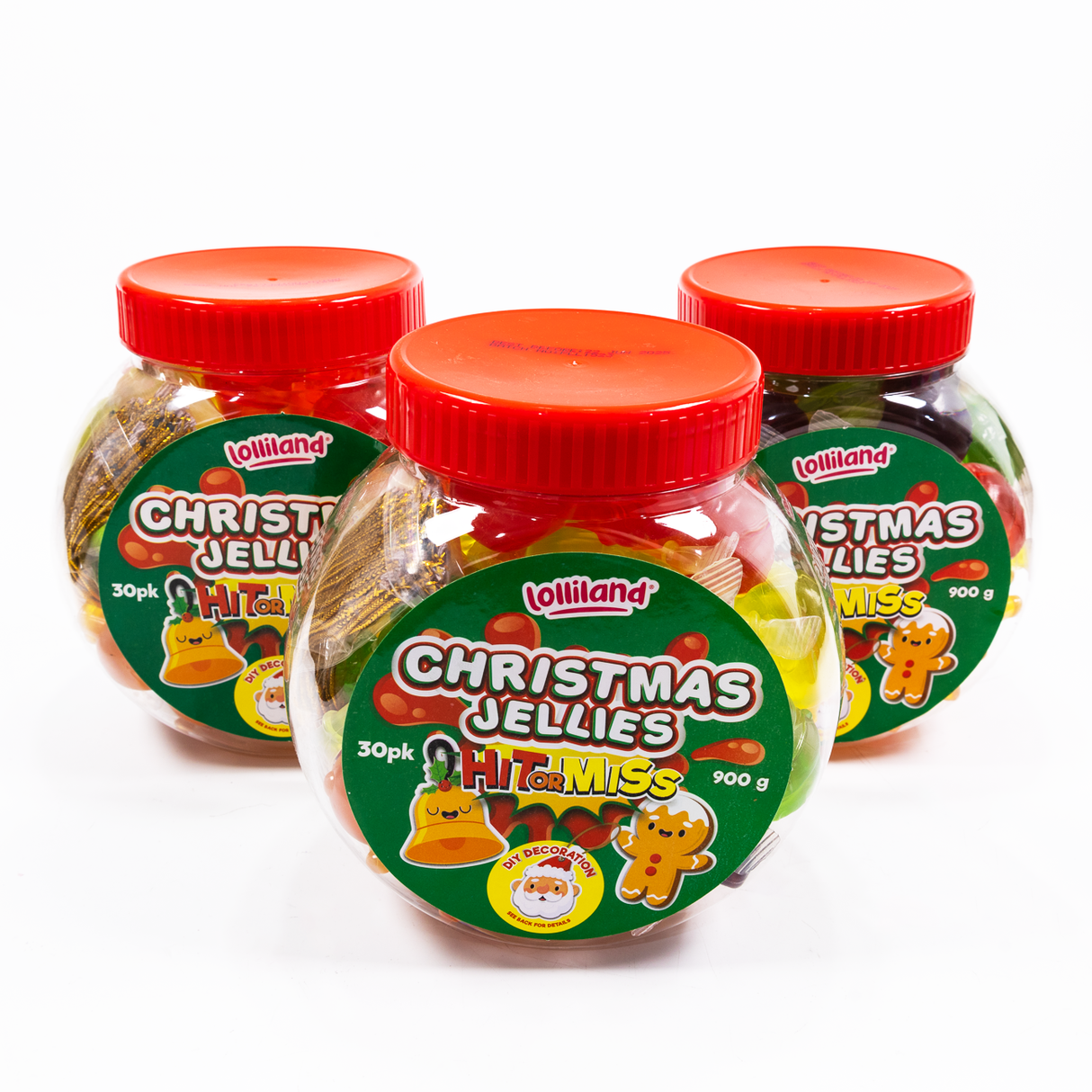 lolliand, christmas, jelly, jar