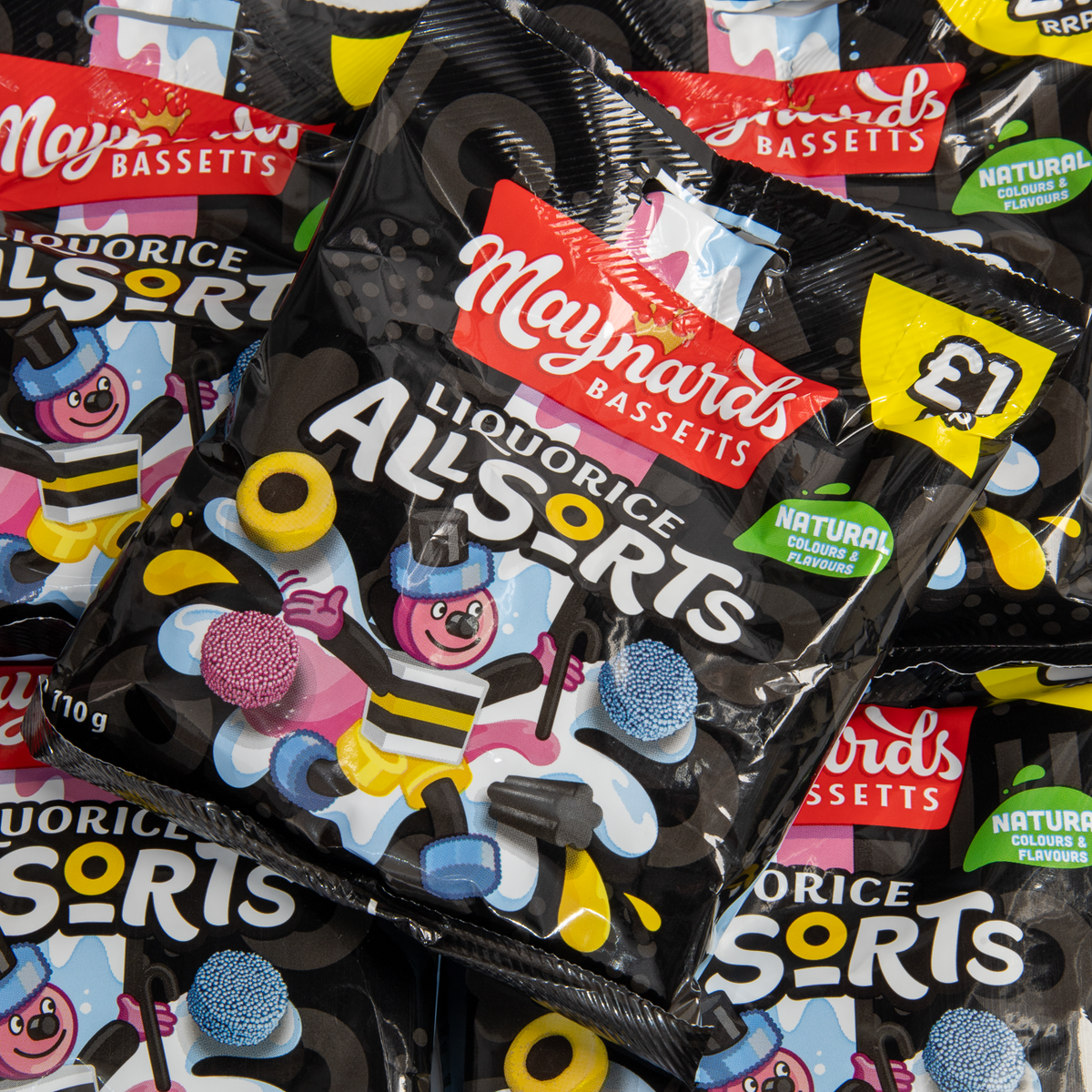 Maynards Bassetts Liquorice Allsorts 110g