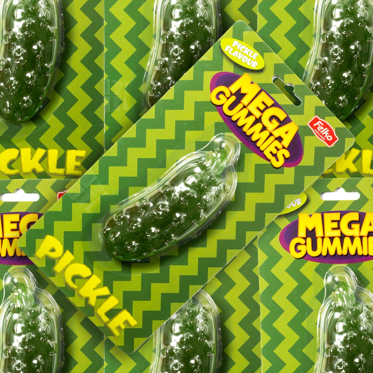 mega, gummies, pickle, green, giant, felko, dutch, holland, lollyshop, nz