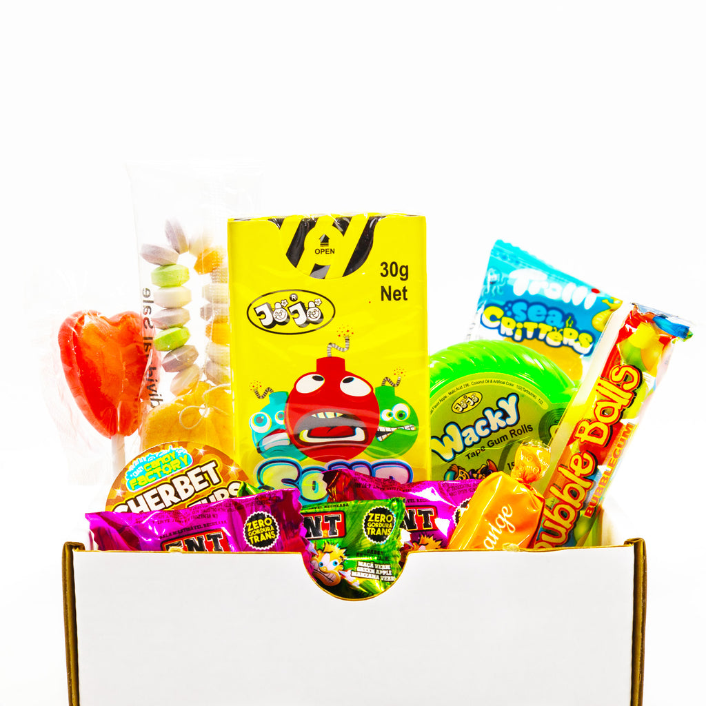 mini, gift box, treat, candies, lollyshop