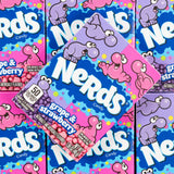 nerds, candy, grape, strawberry, american, lollies, theatre, box, lollyshop, nz