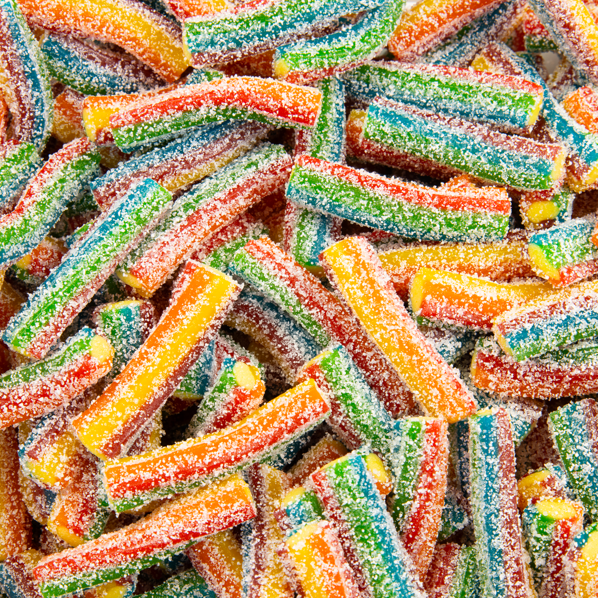 Rainbow Sour Twist Bites