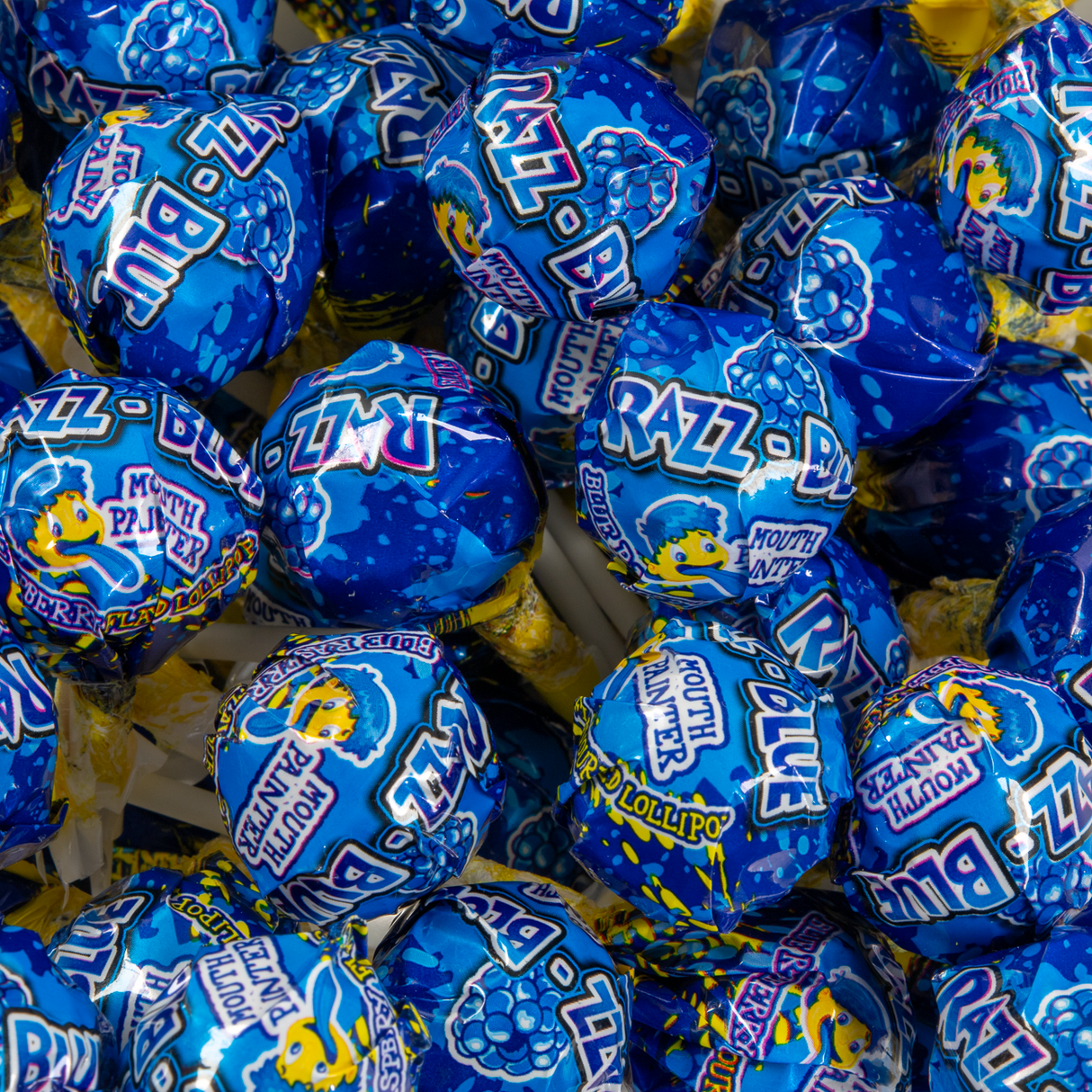 Razz-Blue Mouth Painter Lollipop