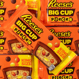 reese's, big cup, king size, pieces, peanut, butter, american, candy, chocolate