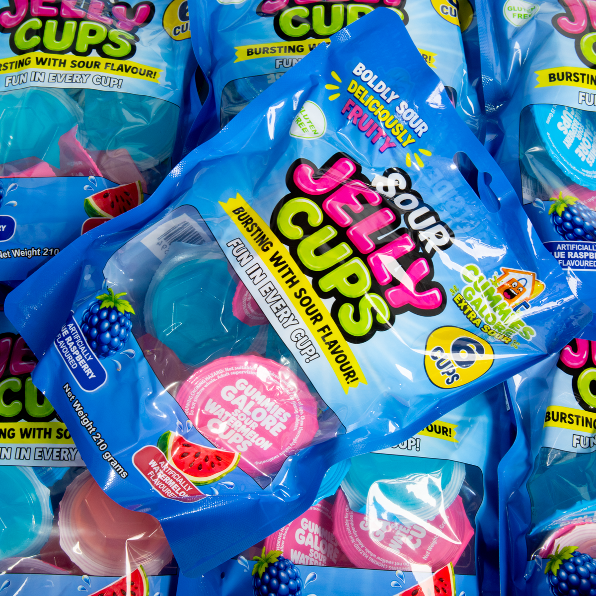 Sour Jelly Cups 210g