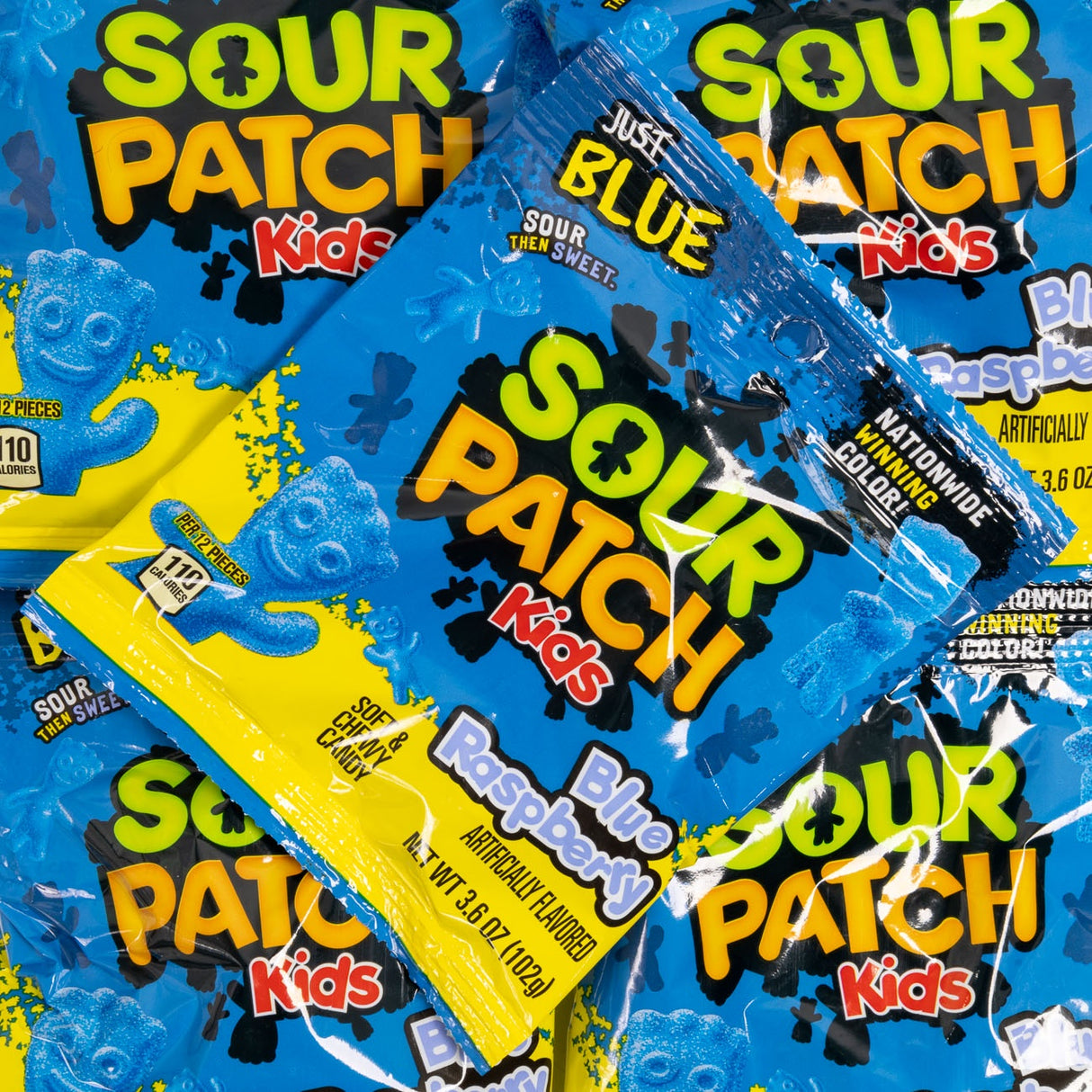 sour patch kids, blue raspberry, sour, lollies, candy, american