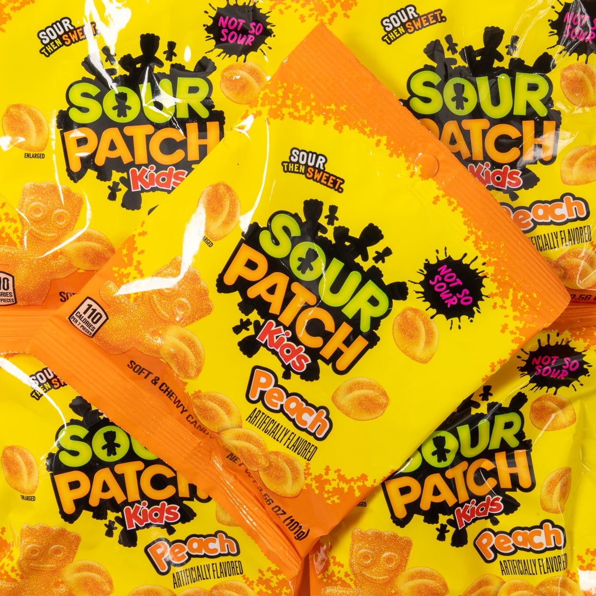 sour patch kids, gummies, sour, peach