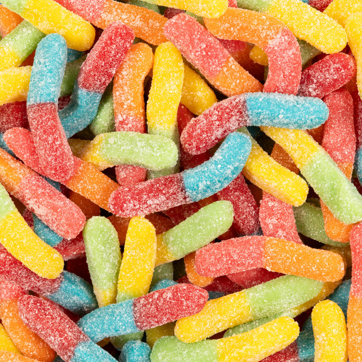 sour, worms, sugared, candy