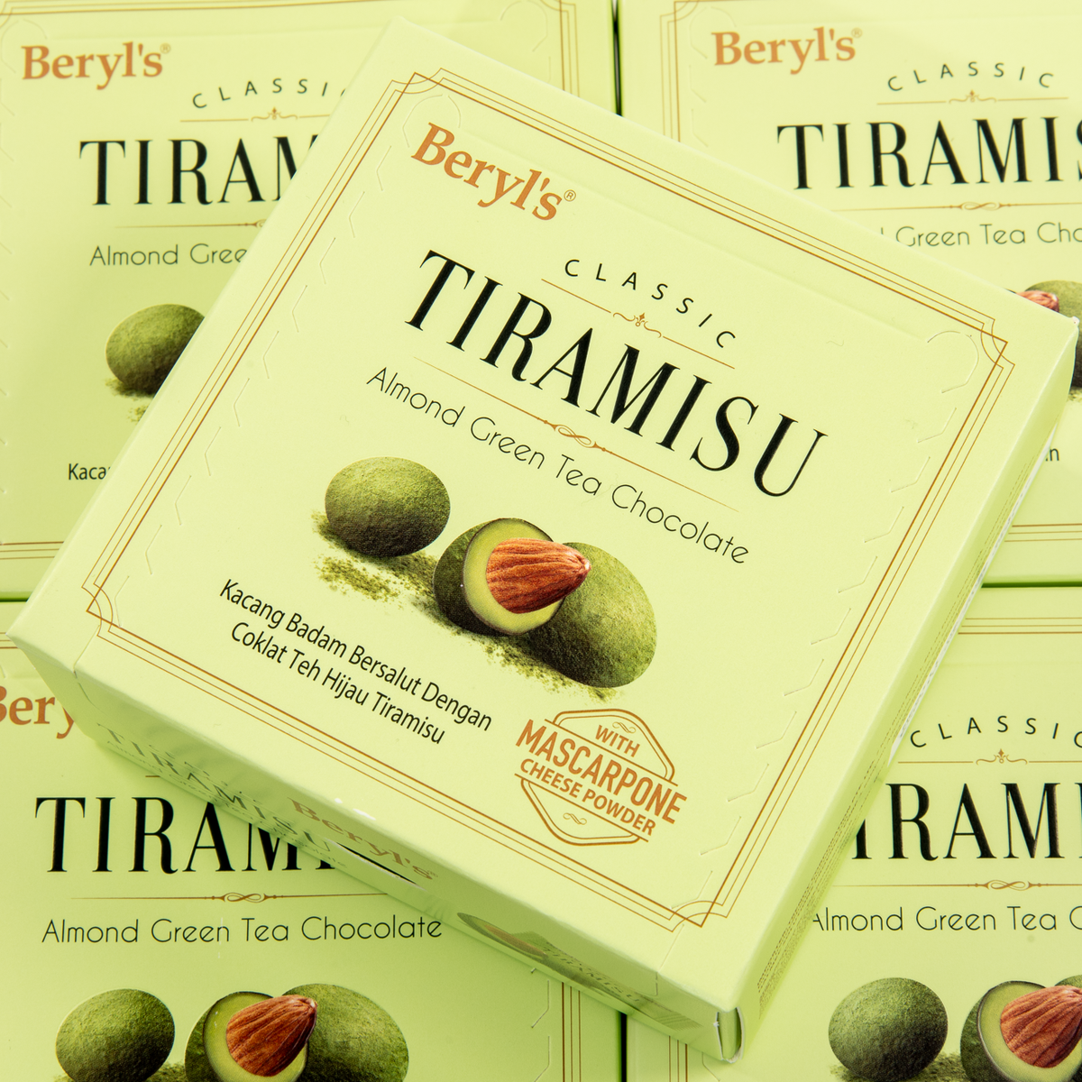 Beryl's Tiramisu Chocolate Almond 65g