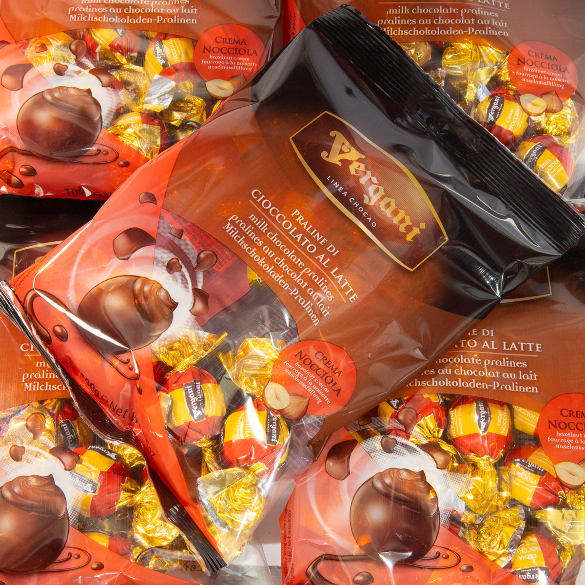 Vergani Milk Chocolate Pralines 100g