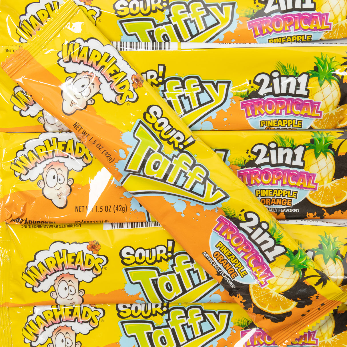 Warheads Sour Chewy Taffy 42g