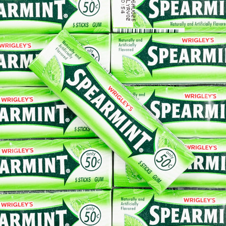 wrigley's, spearmint, gum, mint, lollies, lollyshop, nz, candy