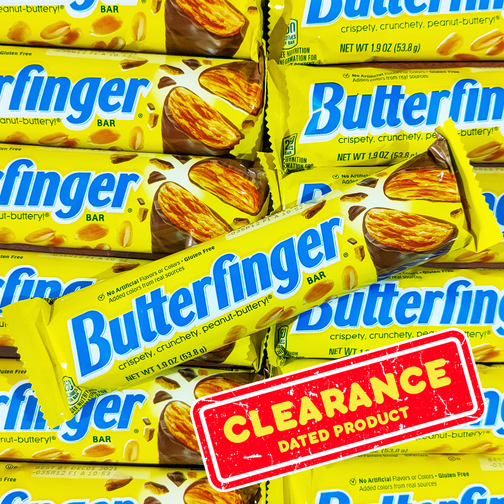butterfinger, bar, chocolate, clearance, dated, lollyshop