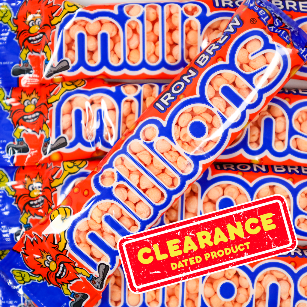 irn bru, iron brew, lollyshop, millions, candy, clearance, dated