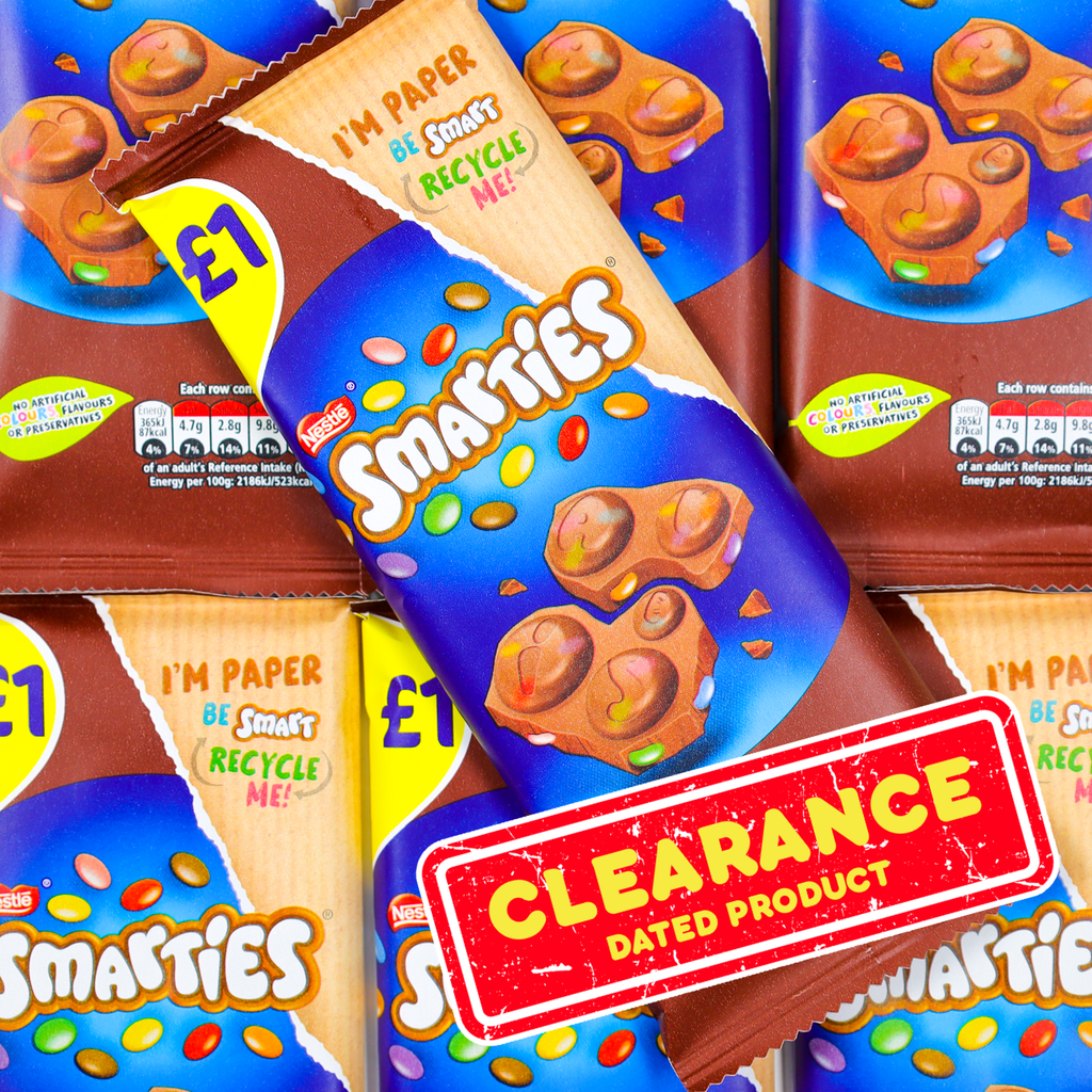 smarties, lollyshop, clearance, dated, chocolate