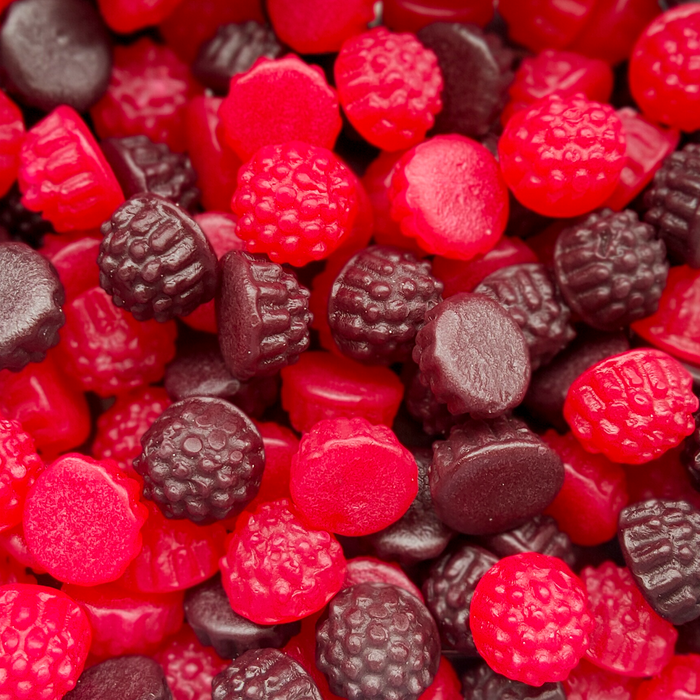 Blackberries & Raspberries (Personalised Lolly Bags)