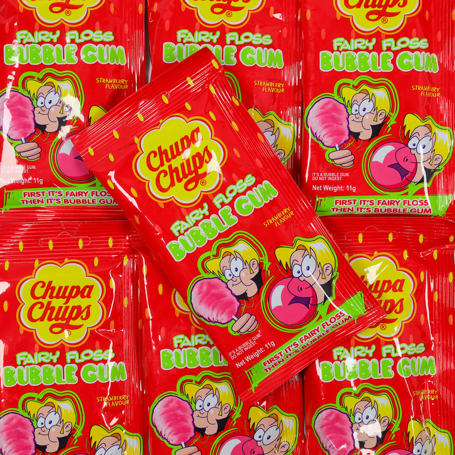 Chupa Chups Fairy Floss Bubble Gum – LollyShop NZ