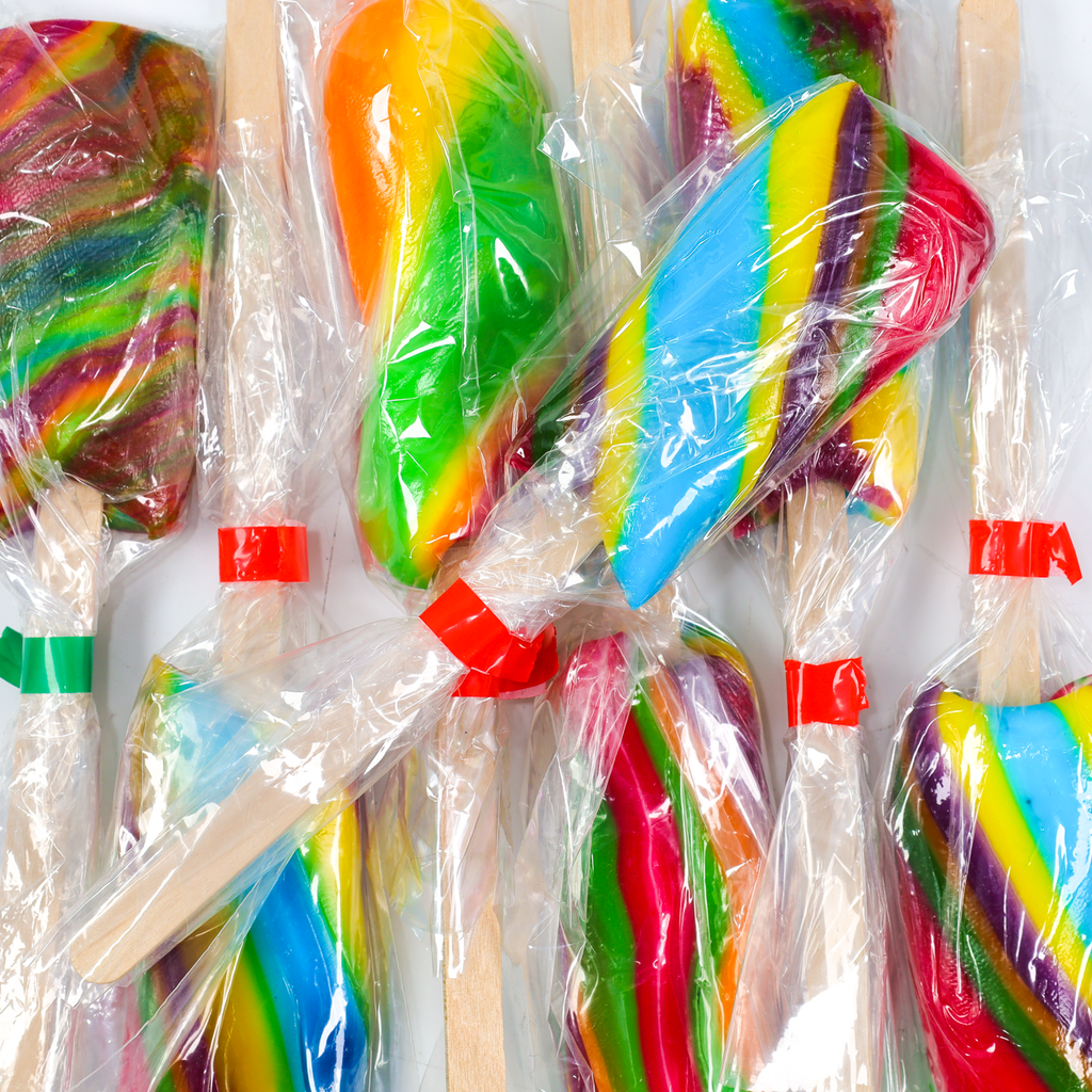 flare pops, lollipops, handmade lollipops, nz lollies