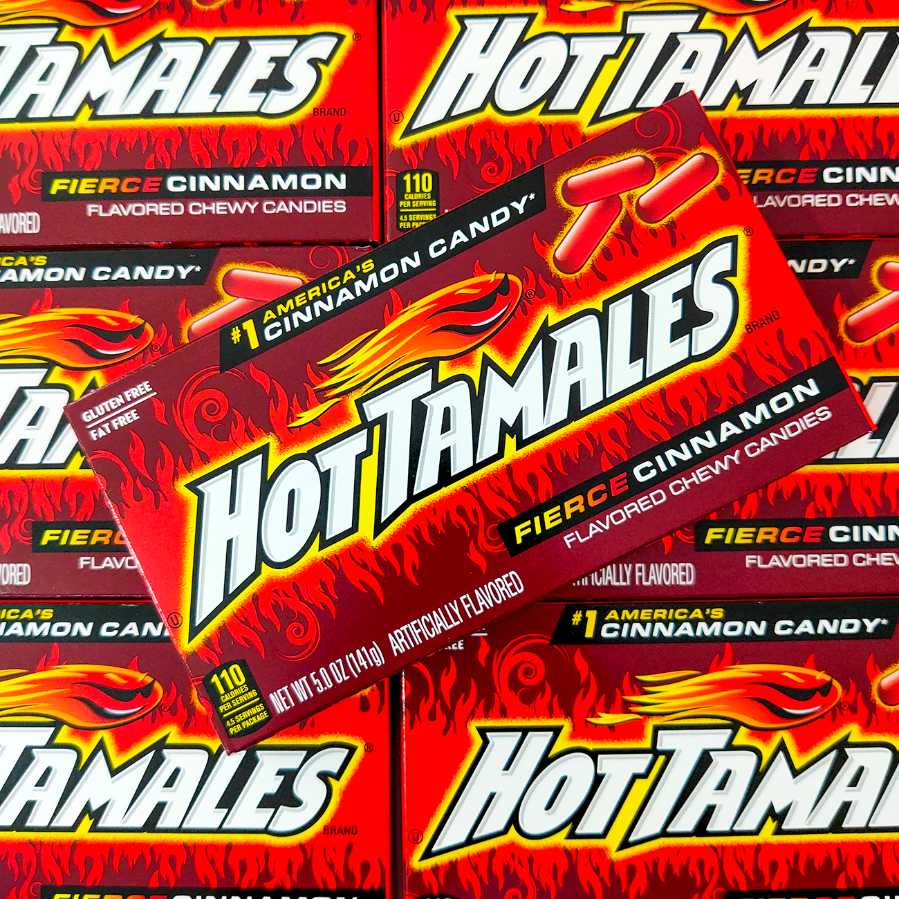 Hot Tamales Theatre Box 141g LollyShop NZ