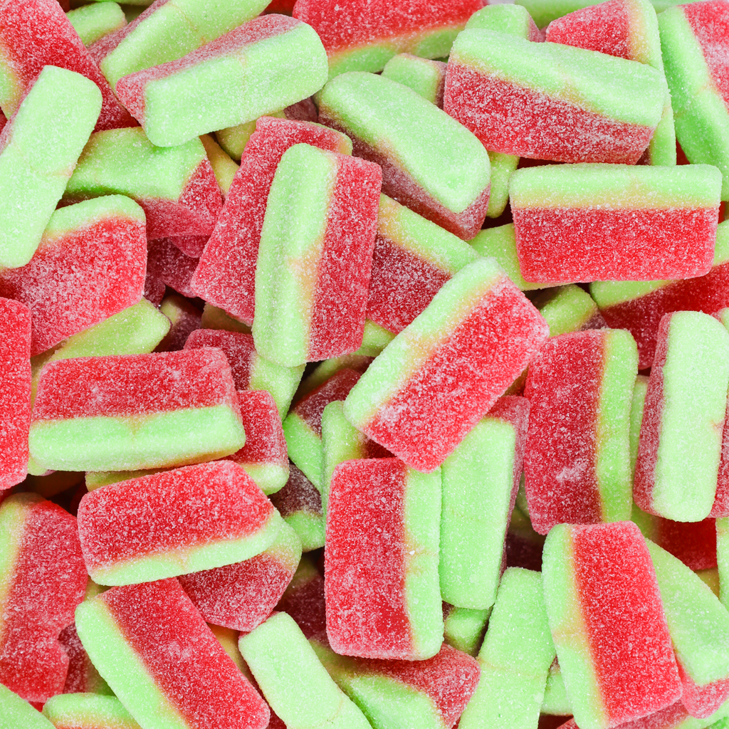 watermelon slices, watermelon lollies, gummy watermelon, gummy lollies, watermelon candy