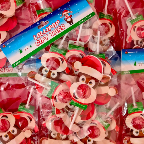 lollyshop, christmas, reindeer, gift tag