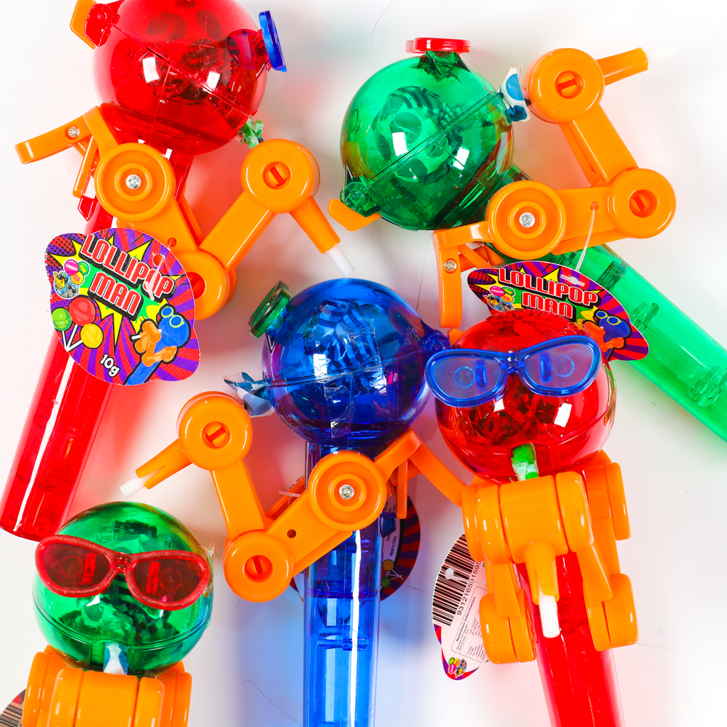 lollipop man, lollipops, novelty lollies, candy toy